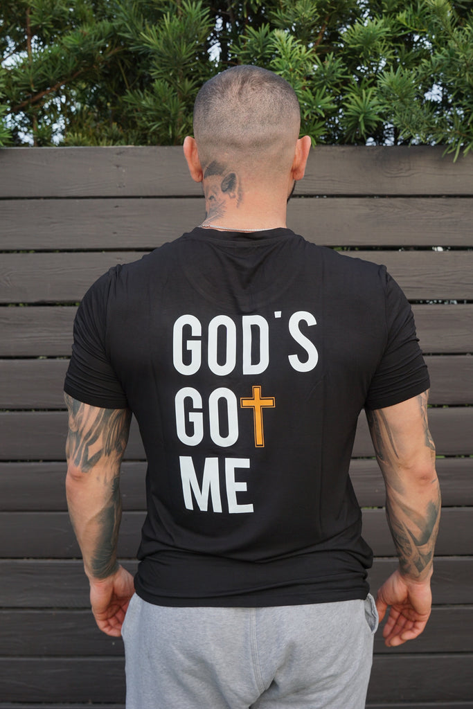 God's Got Me overized shirt